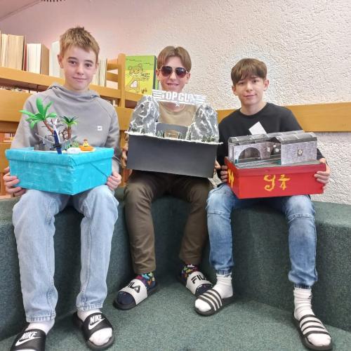 Siegerboxen der 4B