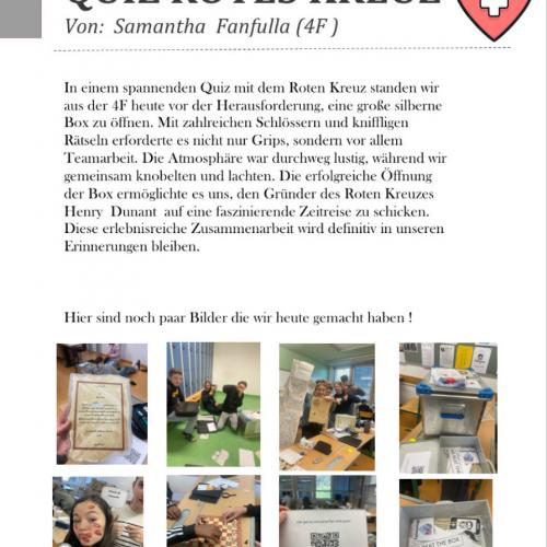 Quiz Rotes Kreuz 4F 23-24