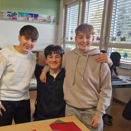 Austausch der Weihnachtsbotschaften