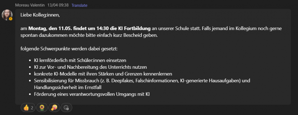 KIFrtbildung